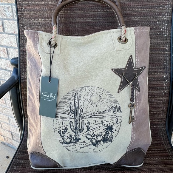 Myra Bag Handbags - Myra Bag- Sepia Aster Tote Bag